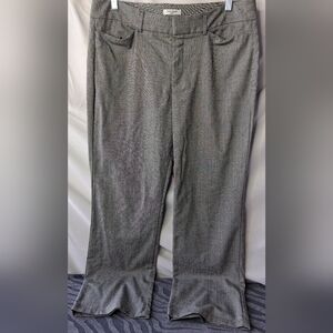 Dockers Gray Herringbone Metro Petite Pants 12